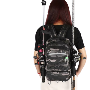 Bolsa Luya - Nueva Mochila de Pesca Multifuncional Impermeable, Bolsa para Equipo de Pesca, de un Solo Hombro o Doble, de Nailon, para Deportes al Aire Libre - Product Image 4