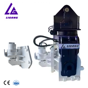 Ligong Merk 15-45 Ton Graafmachine Gebruikt Hydraulische Roterende Tegels Vibro Hamer, Plaatstapel Driver Voor 6-8M Damplaat - Product Image 6