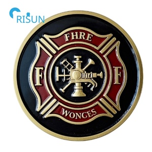 Fabricant personnalisé 3D Nouveauté US Engine Fire Truck FD Fire Dept Rescue <span class=keywords><strong>Pompier</strong></span> Custom Fire Department Challenge Coin - Product Image 3