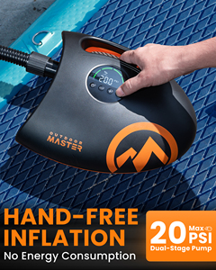Pompe électrique haute pression OutdoorMaster 88,8 Wh, <span class=keywords><strong>gonfleur</strong></span> d'air rechargeable - Product Image 2