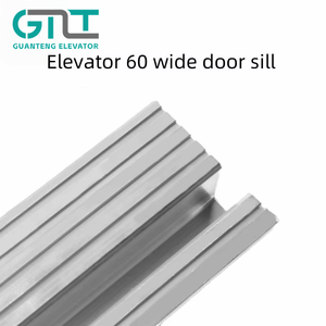 Umbral de puerta de aluminio de 60*25mm para Kangli Edunburgh Lingwang <span class=keywords><strong>Vox</strong></span> Zhanpeng, piezas de repuesto para el umbral inferior de la puerta del ascensor - Product Image 3
