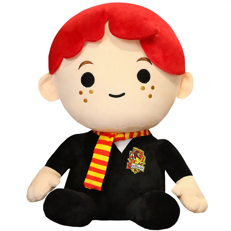 Komik film Harry peluş Potter Anime figürleri che çocuk oyuncakları Ron modeli yumuşak dolması bebekler dekorasyon hediye