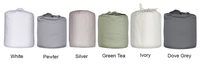 Ensemble de couette 4 pièces en bambou 100% écologique, couleur unie moderne, 300TC, toutes saisons, vente directe d'usine