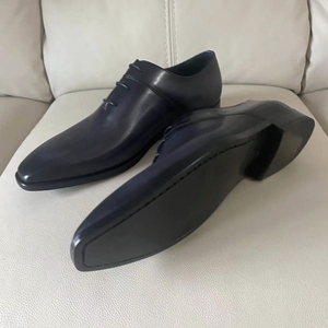 Chaussures Oxford officielles de <span class=keywords><strong>luxe</strong></span> pour hommes grande taille, grandes marques, cuir de vache <span class=keywords><strong>italien</strong></span> véritable, fabricants de chaussures habillées pour hommes - Product Image 3