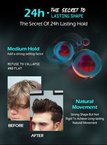 Étiquette personnalisée et parfumez la pommade mate pour <span class=keywords><strong>cheveux</strong></span> d'hommes Pommade à la cire de fibre finie mate pour hommes - Product Image 5