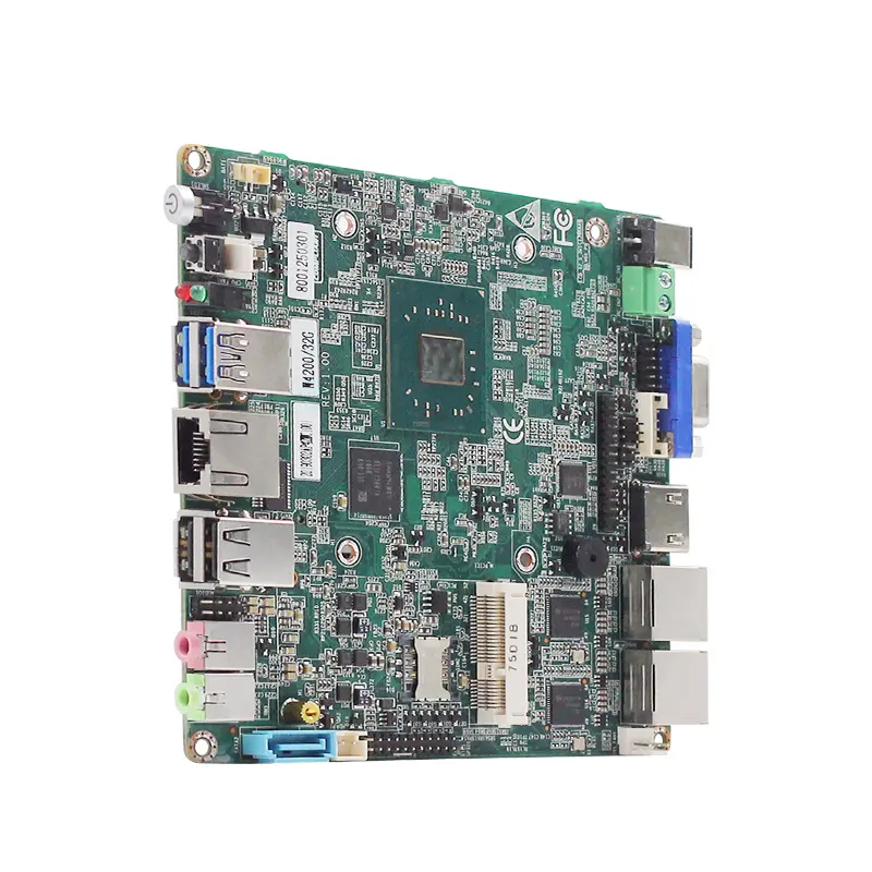 Безвентиляторная Материнская плата Intel Nuc nano itx Intel E3940/N4200 nano mini pc материнская плата DDR3 SODIMM 204 разъем