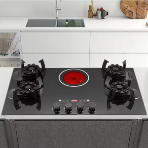 Fornello a Gas Elettrico in Vetro Temperato per Uso Domestico - Product Image 5