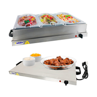 Plateau chauffant pour buffet électrique Gastronorm commercial de table Dontalen/Chauffe-plat électrique pour buffet