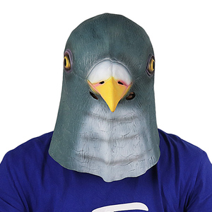 <strong>Pigeon</strong> <strong>Head</strong> <strong>Mask</strong> Latex Prop Animal Cosplay Costume Latex Party Halloween Party Costume Halloween Clown <strong>Mask</strong>