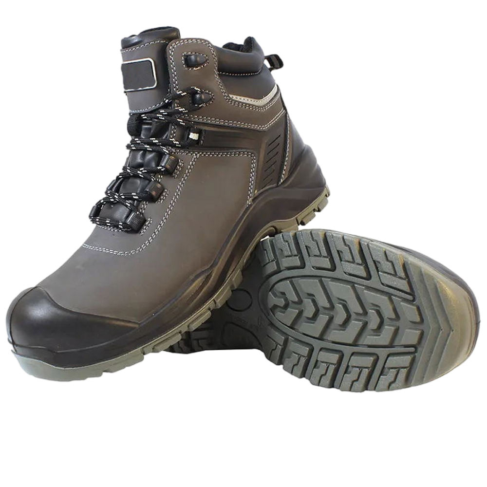 Lightweight Pu Steel Toe Cap Men Work Industrial Farm Construction S3 Shoes  Safety Footwear Boots