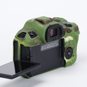 새로운 부드러운 실리콘 갑옷 스킨 케이스 보호 바디 커버 미러리스 DSLR 카메라 가방 캐논 <span class=keywords><strong>EOS</strong></span> R8 R R7 <span class=keywords><strong>RP</strong></span> R5 R6 마크 II R6II - Product Image 5
