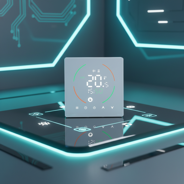 Hotel Apartment Office 3A 16A 25A Smart Floor Thermostat Alexa Google Home Voice Control Wifi Temperature Control Switch