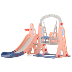 New Máy Bay Nhựa Trẻ Em <span class=keywords><strong>Swing</strong></span> <span class=keywords><strong>Set</strong></span> Và Slide <span class=keywords><strong>Set</strong></span> Đối Với Trang Chủ Trong Nhà Sân Chơi Nhỏ Với Bóng Rổ - Product Image 2