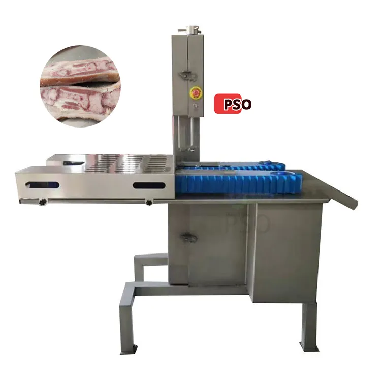 Pig Hoof Half Slicing Machine Frozen Beef Lamb Pork Cutting Machine For Trotters Ribs Cutting Pork Trotter Split Cutting Machine