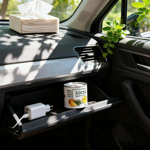 Soceli ขวดน้ำหอมรถพลาสติกที่ทันสมัยน้ำหอมปรับอากาศน้ำหอมปรับอากาศน้ำหอมธรรมชาติน้ำหอมอัตโนมัติ - Product Image 3