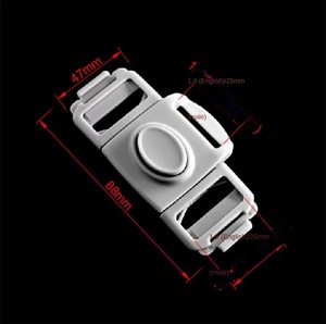 Năm chiều nhựa bé tàu sân bay phụ kiện thân thiện với môi POM xe đẩy dây an toàn khóa ymko - Product Image 4