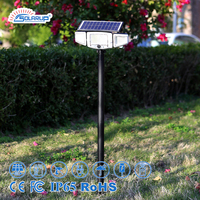 Lampe solaire d'extérieur Solarup à 3 têtes LED, étanche, avec télécommande, détecteur de mouvement, rechargeable