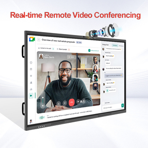 55 65 75 85 86 98 110 inch Bút ngón tay cảm ứng tương tác màn hình phẳng 4K LCD kỹ thuật số tương tác bảng thông minh cho các trường học giảng dạy - Product Image 2