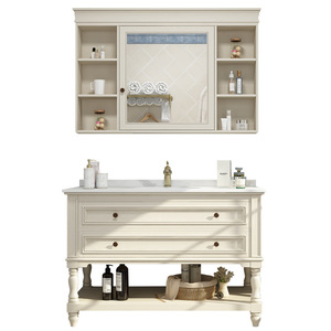Mueble de baño americano con lavabo de pie, lavabo de baño de pizarra, mueble de baño. - Product Image 1