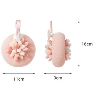 High-End Women's Modern Ultra-Soft PU Bath Flower with Suction Cup Non-Scattering <b>Bubble</b> Bath Artifact <b>Scrubbing</b> - Product Image 6