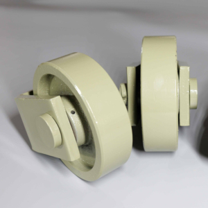 Gusseisen teile Lenkrad für Transformator <span class=keywords><strong>Wheel</strong></span> Caster Doppel flansch Stahl rad für Transformator - Product Image 5