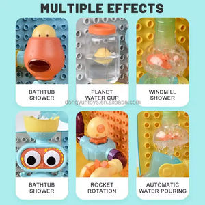 Tobogán Cascada Track Stick Niño Robot Juguetes <span class=keywords><strong>de</strong></span> baño Set Tazas <span class=keywords><strong>de</strong></span> baño <span class=keywords><strong>de</strong></span> plástico Ruedas y bola <span class=keywords><strong>de</strong></span> agua <span class=keywords><strong>para</strong></span> niños <span class=keywords><strong>Bañera</strong></span> Jugar - Product Image 5