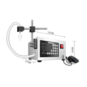 Machine de remplissage semi-automatique de liquides GFK-280 pour petites bouteilles en plastique (eau, huile, parfum) – Remplisseuse de boissons de haute qualité - Product Image 2