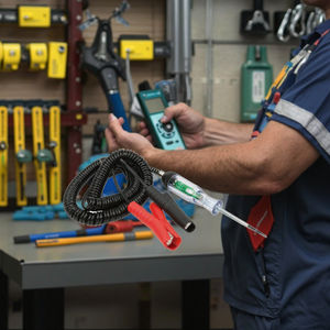 เครื่องอ่านโค้ดดีเซล6/12/<span class=keywords><strong>24</strong></span>โวลต์พร้อมเครื่องทดสอบสายหดตัว10' - Product Image 2