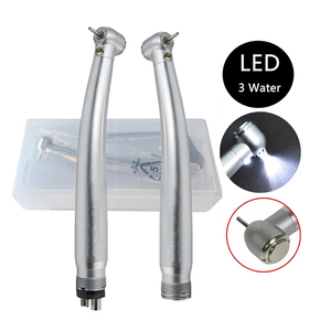 Tandheelkundig product LED-handstuk drukknop 3-weg spray drukknop keramische cartridge roterende turbine hoge snelheid E-generator - Product Image 1