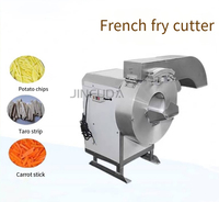 Commerciële Aardappel Zigzag Cutter/Chips Stok Snijmachine/Crinkle Frietjes Snijmachine