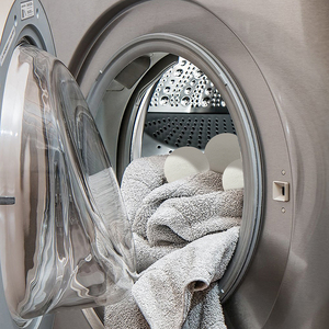 Laine biologique écologique pour ensemble avec sac de rangement en toile pour vêtements doux boules de feutre durables réutilisables antistatiques - Product Image 5