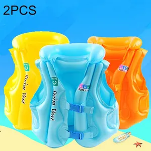 Hot Selling 2 PCS A Code Children Float Inflatable Life Jacket Swimsuit, Size: Large, Random Color Delivery