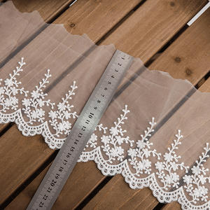 Toptan son tarzı kırmızı dantel seti 14cm örgü dantel iç çamaşırı nakış dantel Trim için - Product Image 5