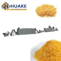 Ligne de production automatique de poudre de pain panko, extrudeuse à double vis pour la transformation de la poudre de pain croustillante