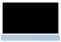 Panel de cristal frontal de pantalla LCD Original genuino para IMac 24 'A2438 A2439 M1 2021 azul plata, púrpura, verde, amarillo, naranja rosa