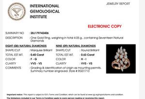 Premium <b>Diamond</b> Gold <b>Ring</b> for Women Elegant Fashion Fine Jewelry Wedding Engagement Everyday Wear - Product Image 6