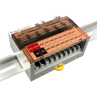 Module de bornier à vis Shimaide 8 canaux d'entrée analogiques, 4 canaux de sortie analogiques, 11-20 AWG, 24V DC, pour distribution PLC