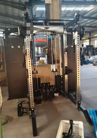 Nouveau modèle de rack de musculation |   Machine multifonction intégrée avec Lat Pulldown, Low Row, Smith Cable Crosser et double blocs de poids