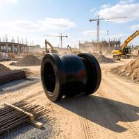 Joint flexible en caoutchouc SBR à sphère unique DN150 PN10 pour système d'eau de refroidissement - Vente en gros
