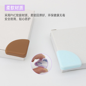 Protectores de Esquinas para Muebles Hong Sheng Pavis, Protectores Anticolisión en Forma de Abanico de Plástico para Ventanas, Puertas y Muebles - Product Image 4