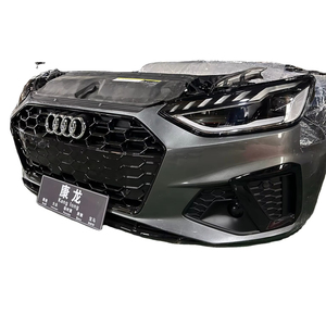Parachoques Delantero Derecho para <span class=keywords><strong>Audi</strong></span> A4 20-24, Ensamblaje de Repuesto con Tornillos, Recortes para Sensor de Asistencia de Estacionamiento, Negro Carbón, Plástico Duradero Usado - Product Image 1