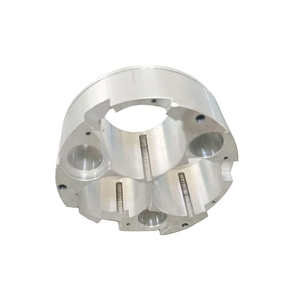 CNC Machined Aluminum Multi Cavity Round Housing, Custom Multi Hole Circular Mechanical Shell Components - Product Image 4
