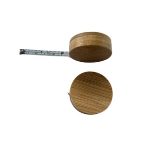 มินิเทปวัดสำหรับเด็กขนาดพกพาไม้บรรทัดเหล็กสำหรับใช้ในครัวเรือนงานประดิษฐ์ทำจากไม้ไผ่มีตราสินค้า - Product Image 1