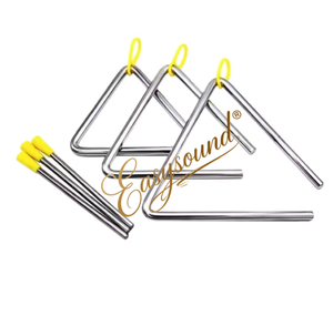 <span class=keywords><strong>Maternelle</strong></span> professionnelle Orff Triangle Fer Instrument de musique Accessoire de musique à percussion pour enfants - Product Image 1