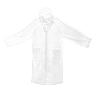 Impermeabile Trasparente 100% in EVA Antivento per Bambini e Ragazzi, con Maniche, per Motociclisti - Product Image 1