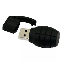 Flashdisk USB 3.0 Bentuk Senjata Mainan 3D PVC Custom 4GB 8GB 16GB 32GB 64GB Bentuk AK47 untuk Hadiah Promosi