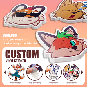 Uv להתנגד מדבקה כסף לייזר הולוגרמה מדבקה תווית לוגו מותאם אישית למות לחתוך נצנצים - Product Image 6