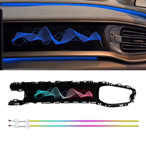 Lumière ambiante de voiture RGBIC de qualité supérieure, bande acrylique Symphony, lampe néon intérieure pour Denza D9 2022-2024 - Product Image 1