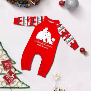 Ropa de dormir para <span class=keywords><strong>mujer</strong></span>, fuente de Navidad, conjunto para padres e hijos, estampado de oso <span class=keywords><strong>Polar</strong></span> blanco, pantalones largos de manga larga, pijamas rojos, ropa de descanso - Product Image 6