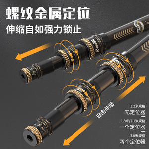 Ensemble de filets de pêche télescopiques en fibre de carbone haute résistance Qingte pour la capture de gros poissons - Product Image 3